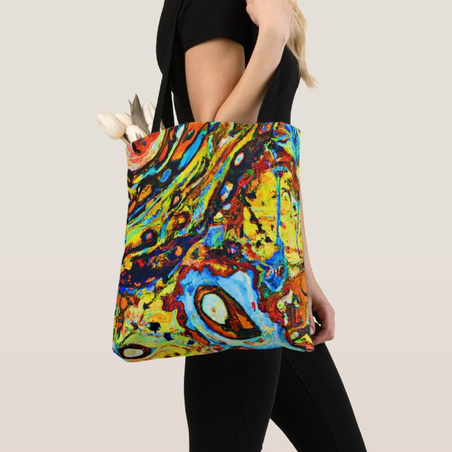 Stunning Abstract Pattern Tote Bag (Close Up)