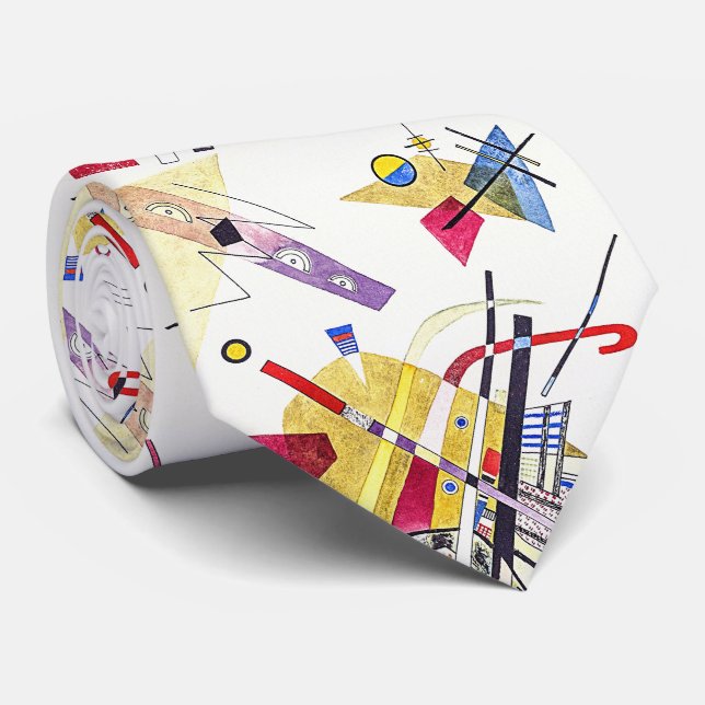 Stunning abstraction - Kandinsky Tie (Rolled)
