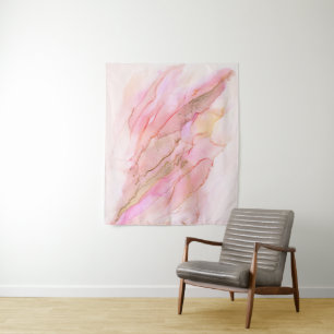 Stunning Alcohol Ink Painting Tapestry