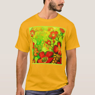 Stunning and Colourful Flowers Artwork T-Shirt