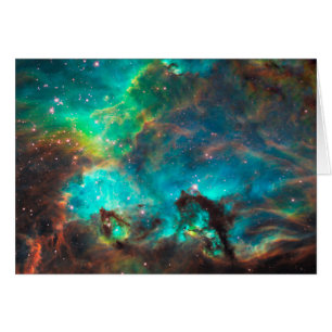 Stunning Aqua Star Cluster