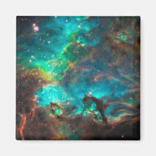 Stunning Aqua Star Cluster Magnet