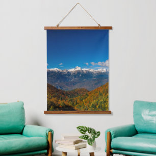 Stunning autumn scenery a view on mountain Triglav Hanging Tapestry