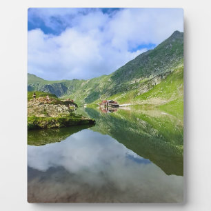 Stunning Balea Lake Romania – Alpine Photography Plaque
