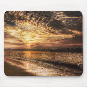 Stunning Beach Sunrise Mouse Pad
