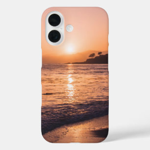 Stunning Beach Sunset iPhone 16 Case
