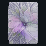 Stunning Beauty Modern Abstract Fractal Art Flower iPad Pro Cover<br><div class="desc">A modern abstract fantasy flower fractal with soft colours. 
Design for your iPad Pro cover and more.</div>