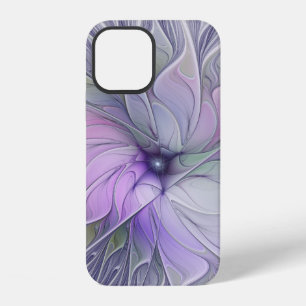 Stunning Beauty Modern Abstract Fractal Art Flower iPhone 12 Case