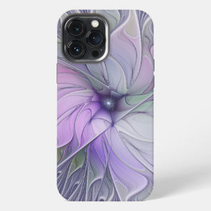 Stunning Beauty Modern Abstract Fractal Art Flower iPhone 13 Pro Max Case