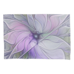 Stunning Beauty Modern Abstract Fractal Art Flower Pillowcase