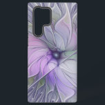 Stunning Beauty Modern Abstract Fractal Art Flower Samsung Galaxy Case<br><div class="desc">Unusual pastel coloured flower.
Design for your Samsung Galaxy S22 Ultra case and more.</div>