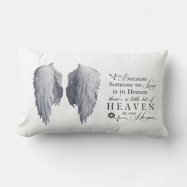 Stunning because someone we love in heaven cushion (Front)