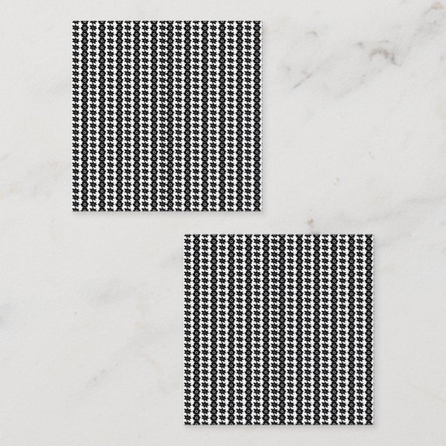Stunning Black and White Abstract Dots Background  Calling Card (Front/Back)