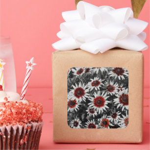 Stunning Black-Eyed Susans  Square Sticker