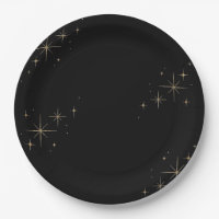 Stunning Black Shimmering Wedding New Year's Eve 