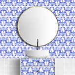 Stunning Blue And White Flower Pattern 40s Style Wallpaper<br><div class="desc">Elevate your space with the Stunning Blue And White Flower Pattern 40s Style Wallpaper from Ricaso. - Easy to install and remove - Transforms any room into a designer space Elevate the look and feel of your walls with this elegant floral wallpaper. The high-quality, removable material makes it a breeze...</div>