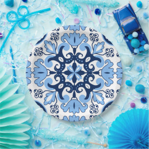 💙 Stunning blue Azulejos Paper Plate