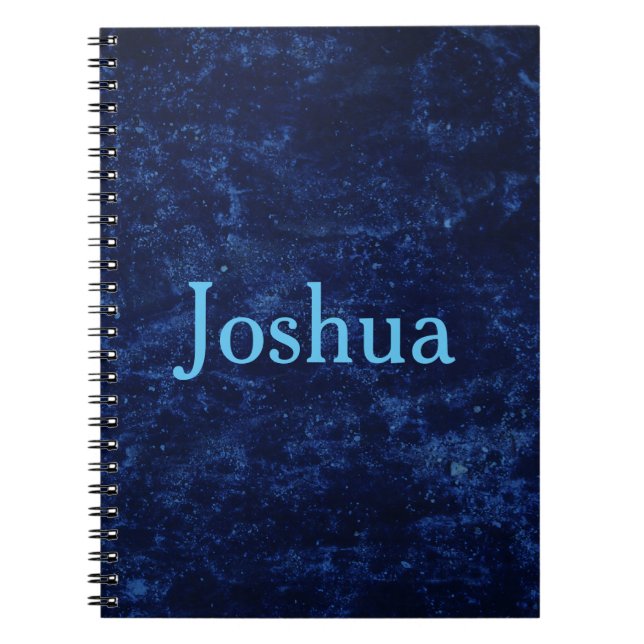 Stunning Blue Notebook (Front)