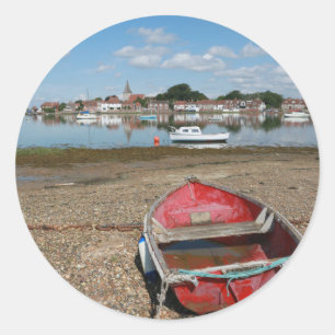 Stunning Bosham Harbour England Classic Round Sticker