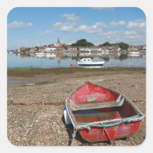 Stunning Bosham Harbour England Square Sticker