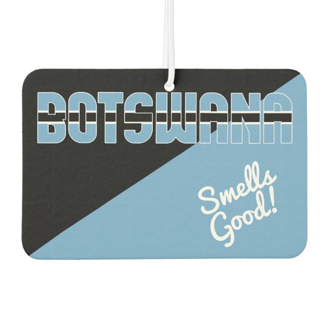 Stunning Botswana Flag Air Freshener (Front)