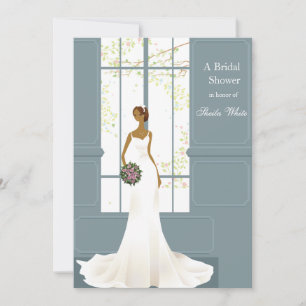 Stunning Bride Bridal Shower Invitation