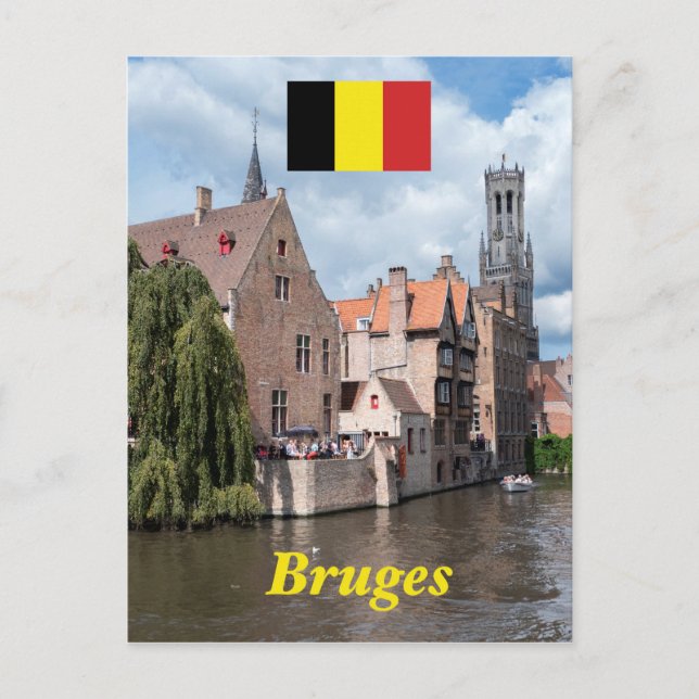 Stunning! Bruges - Belgium Postcard (Front)