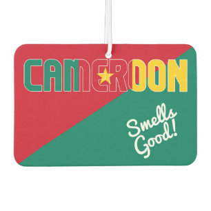 Stunning Cameroon Flag Air Freshener