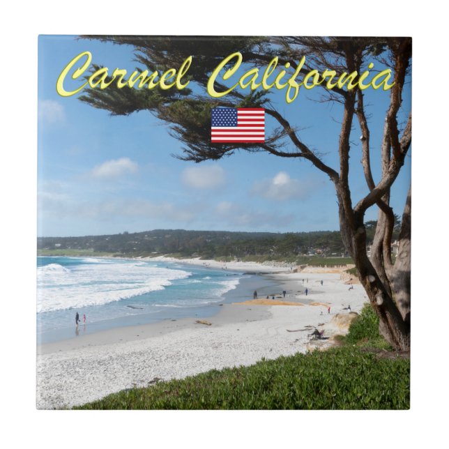 Stunning! CARMEL CALIFORNIA USA Tile (Front)
