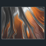 Stunning chrome-orange fractal abstract Decoupage Tissue Paper<br><div class="desc">Stunning chrome-orange fractal abstract</div>