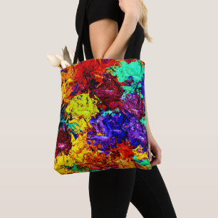Stunning Colorful Abstract Pattern Tote Bag