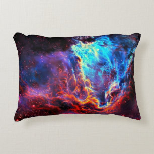 Stunning Colour Composite Star Nebula Decorative Cushion