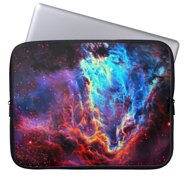 Stunning Colour Composite Star Nebula Laptop Sleeve (Front)