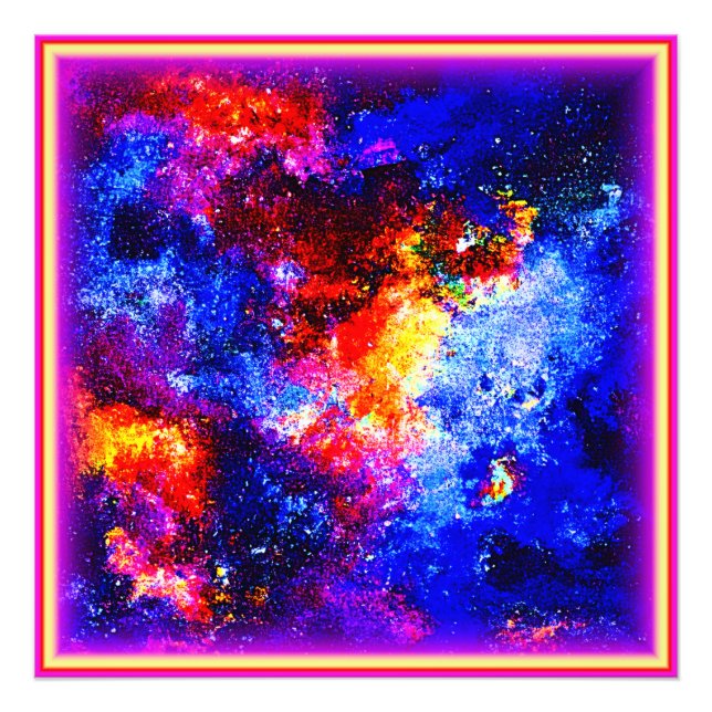 Stunning Colours of the Universe. Buy Now Photo Print (Front)