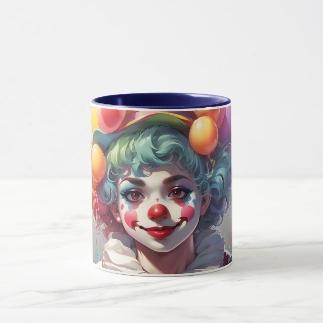 Stunning Custom Monogram Clown Mug (Center)