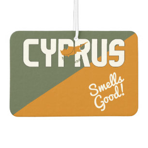 Stunning Cyprus Flag Air Freshener