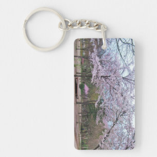 🌸↷Stunning Dazzling Cherry Blossoms Fabulous Key Ring