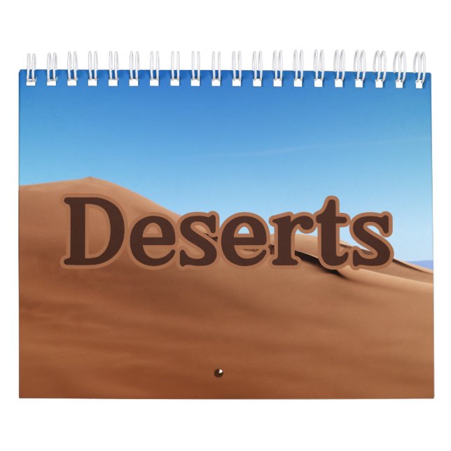 Stunning Desert Showcase Collection Wall Calendar (Cover)