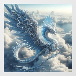 Stunning Dragon Surrounded by Clouds