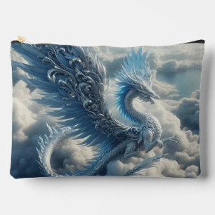 Stunning Dragon Surrounded by Clouds Accessory Pouch