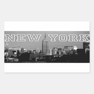 Stunning! Empire State Building New York City Rectangular Sticker