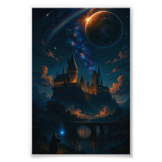 Stunning Fantasy Images of Magical Castles Photo Print