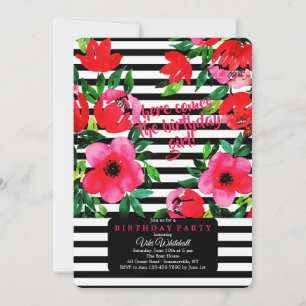 Stunning Floral Invitation