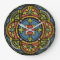 Stunning Folk Art Wall Clock