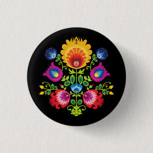 Stunning Folklore  3 Cm Round Badge