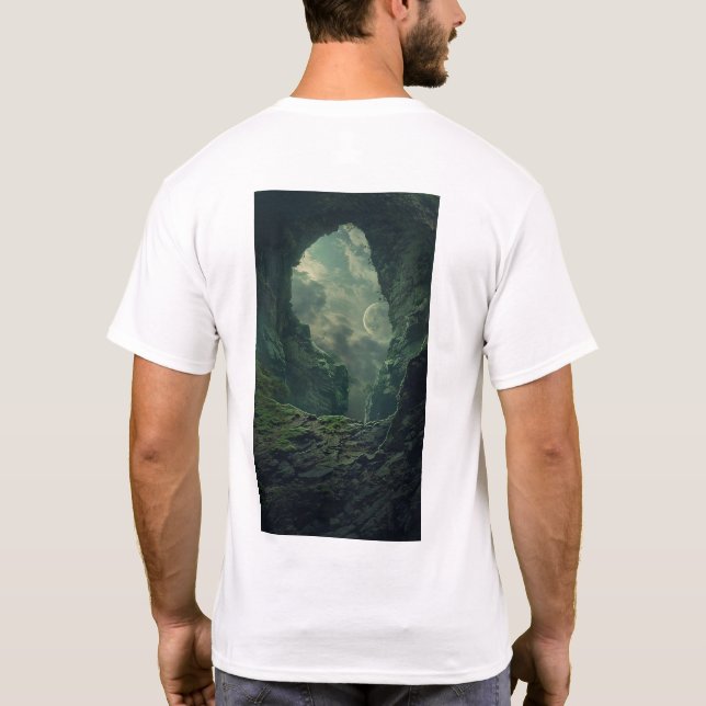 Stunning Fox Illustration T-Shirt - Earthy Design  (Back)