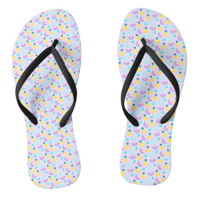 Stunning Fruit Pattern Thongs (Footbed)