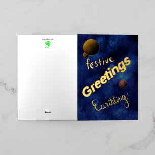 Stunning, Geek, Fun, Christmas Card