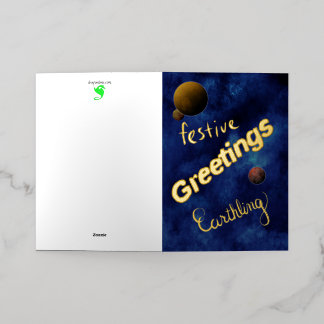 Stunning, Geek, Fun, Christmas Card