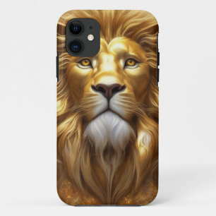 Stunning Gold Lion Head iPhone 11 Case
